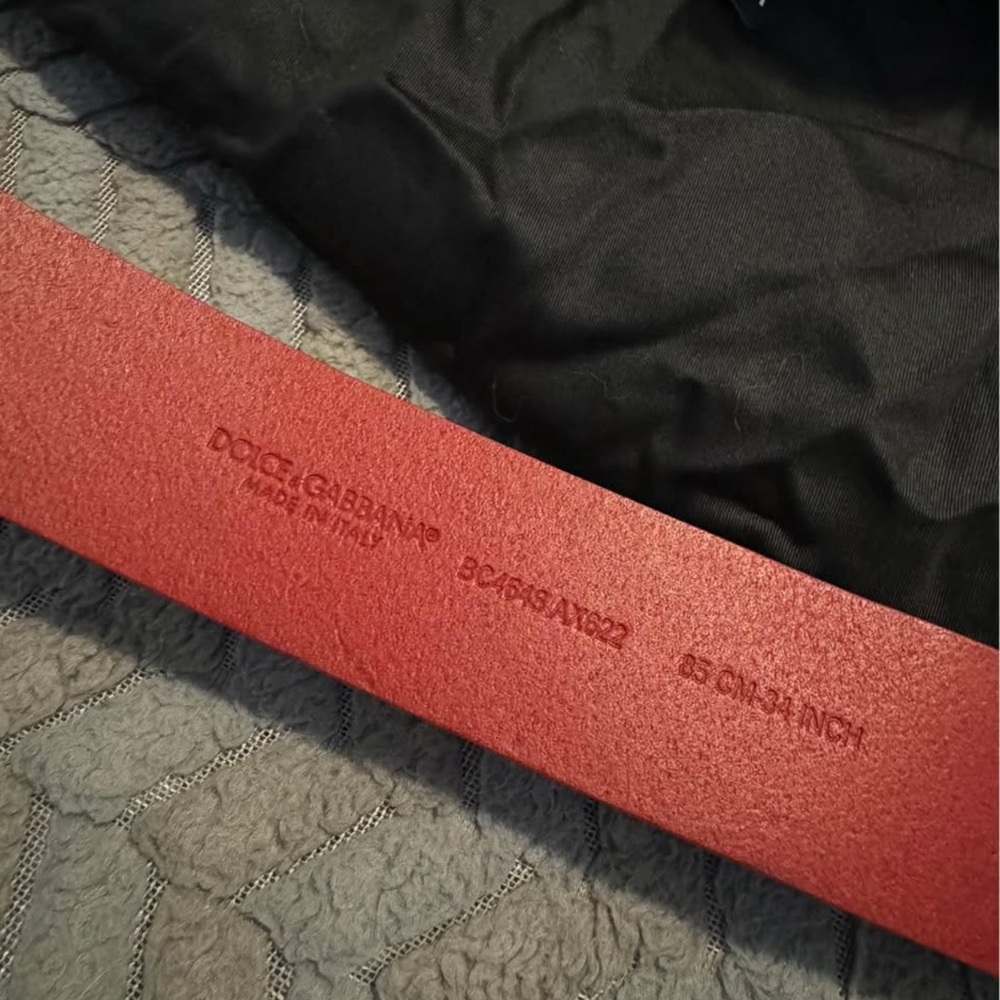 Dolce & Gabbana Red Belt Bag with Silver Accent - Picture 3 of 6